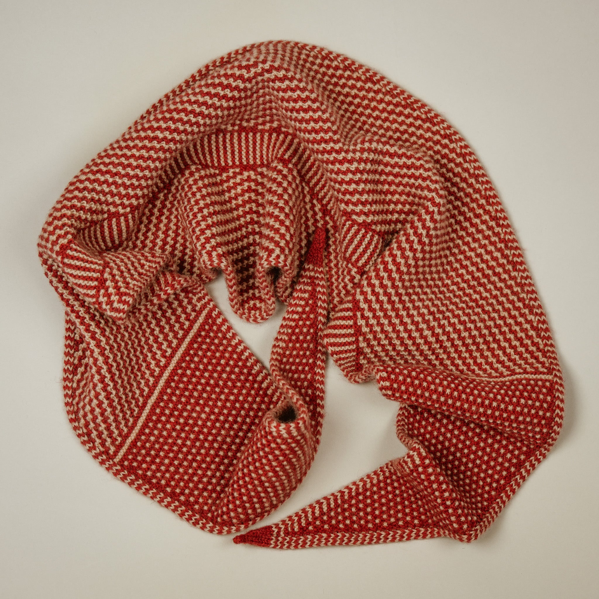 Taranaki Neckerchief in Camel Down
