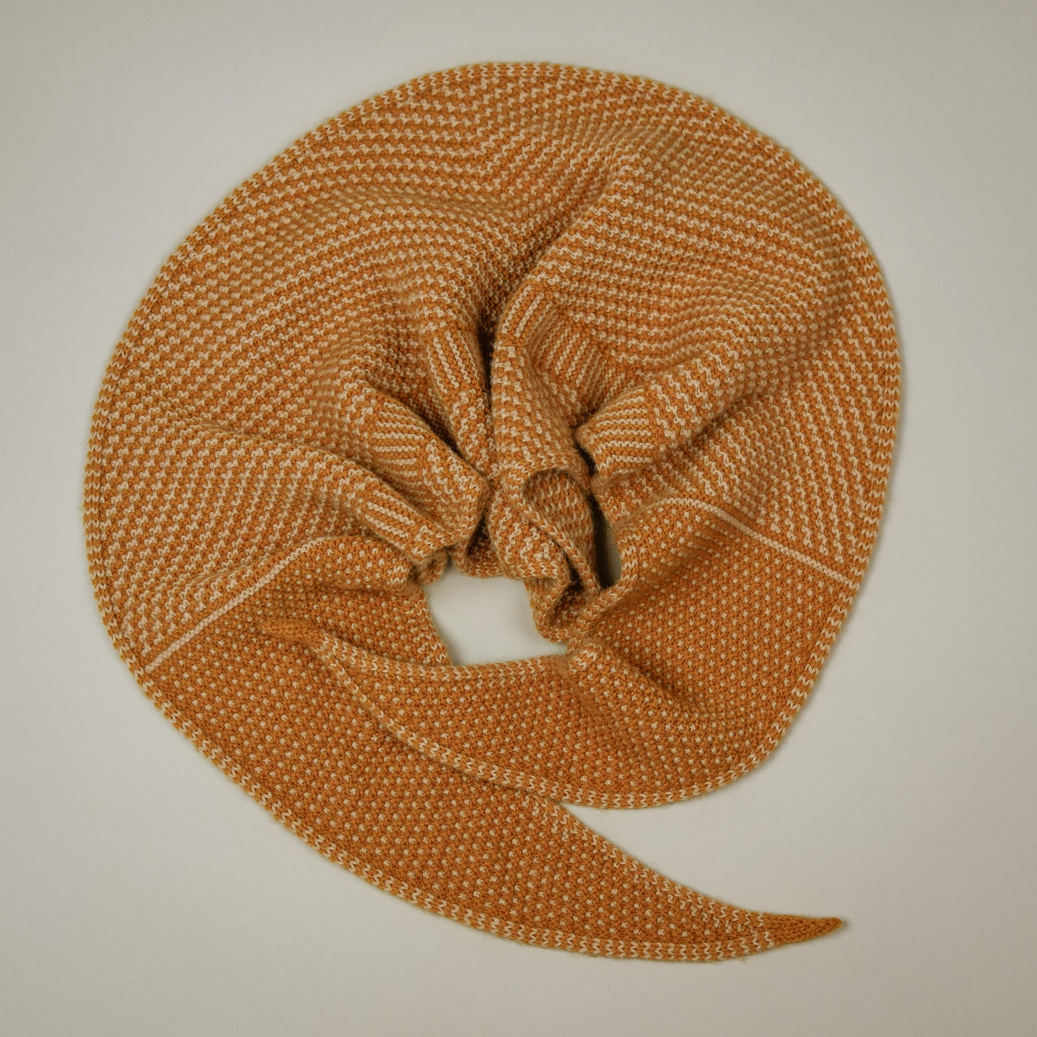 Taranaki Neckerchief in Camel Down