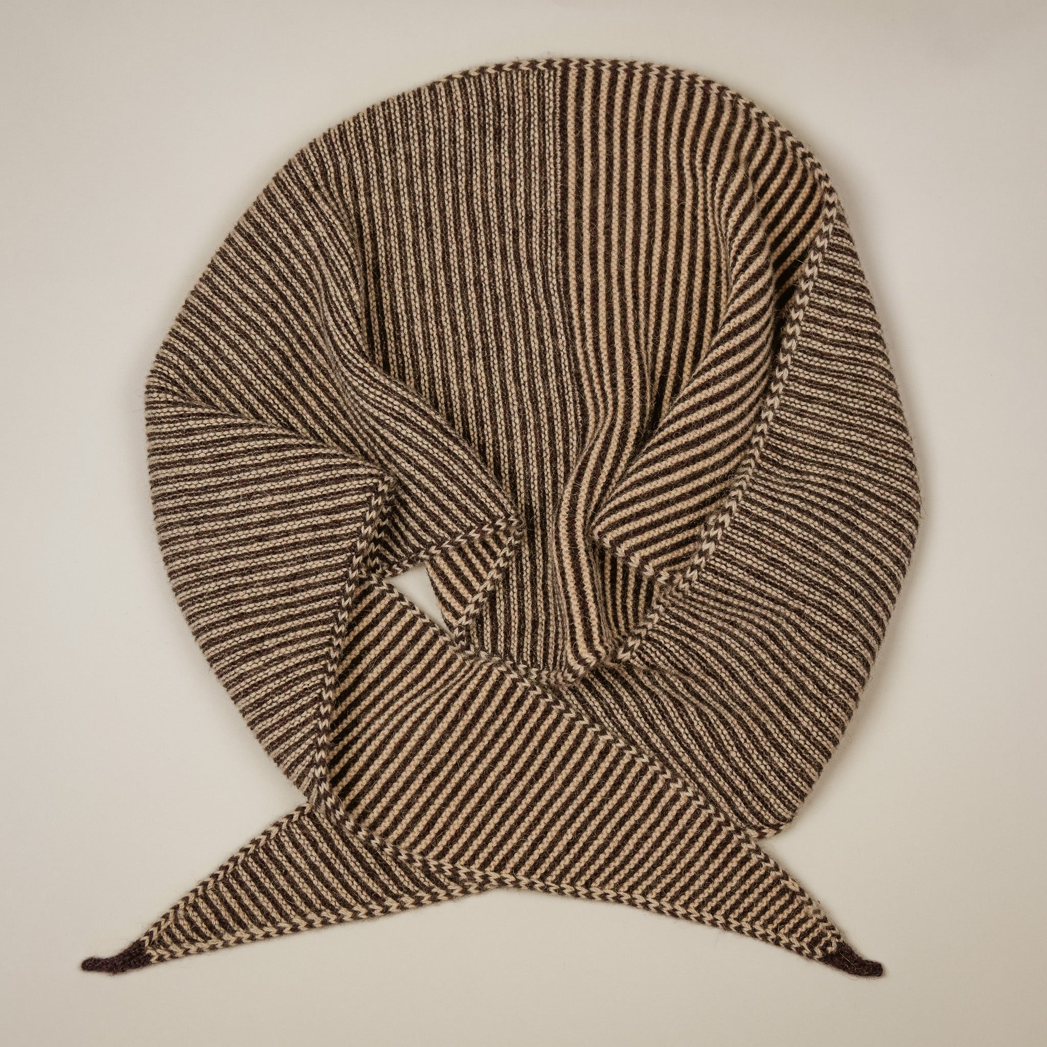 Punakaiki Neckerchief in Camel Down