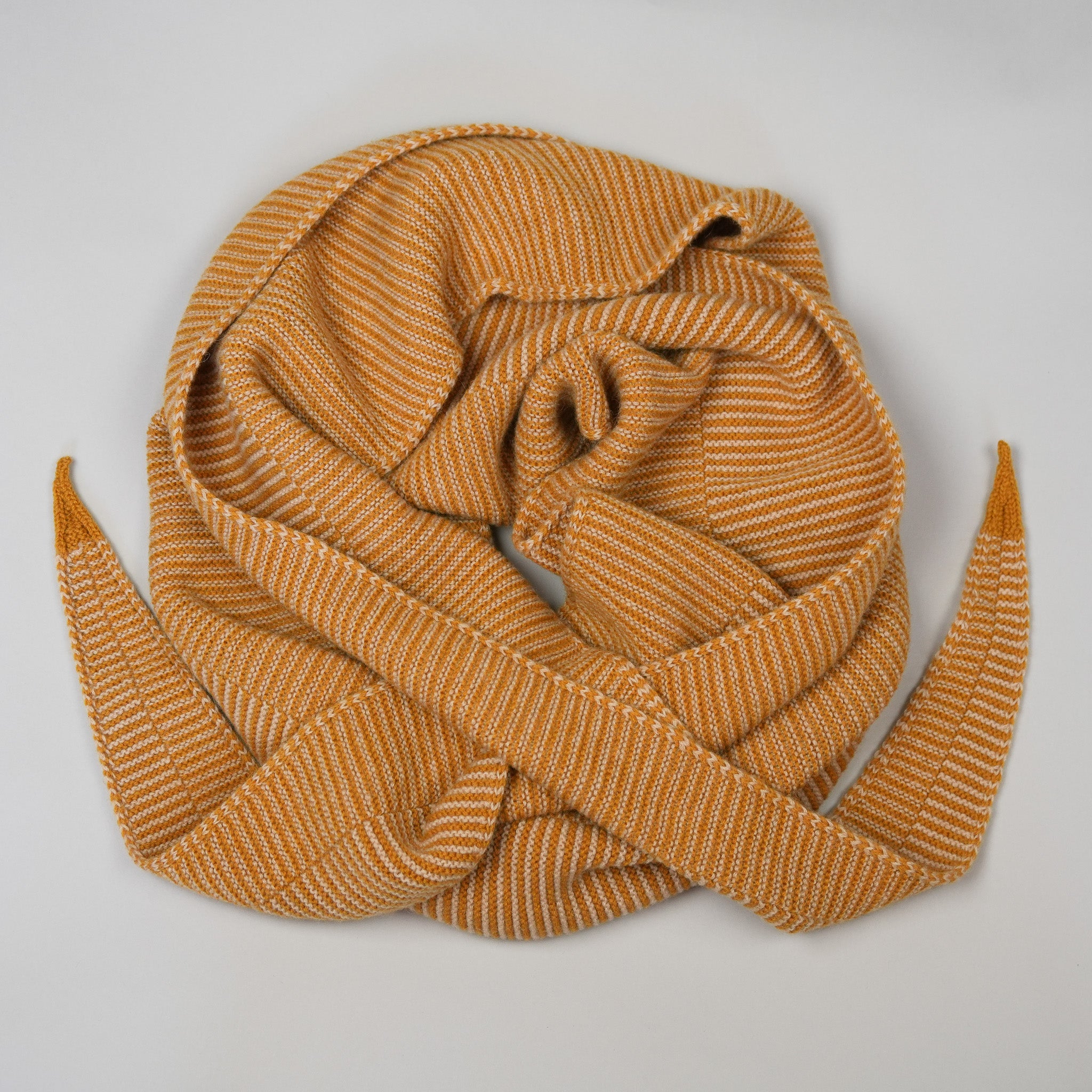 Punakaiki Scarf in Camel Down