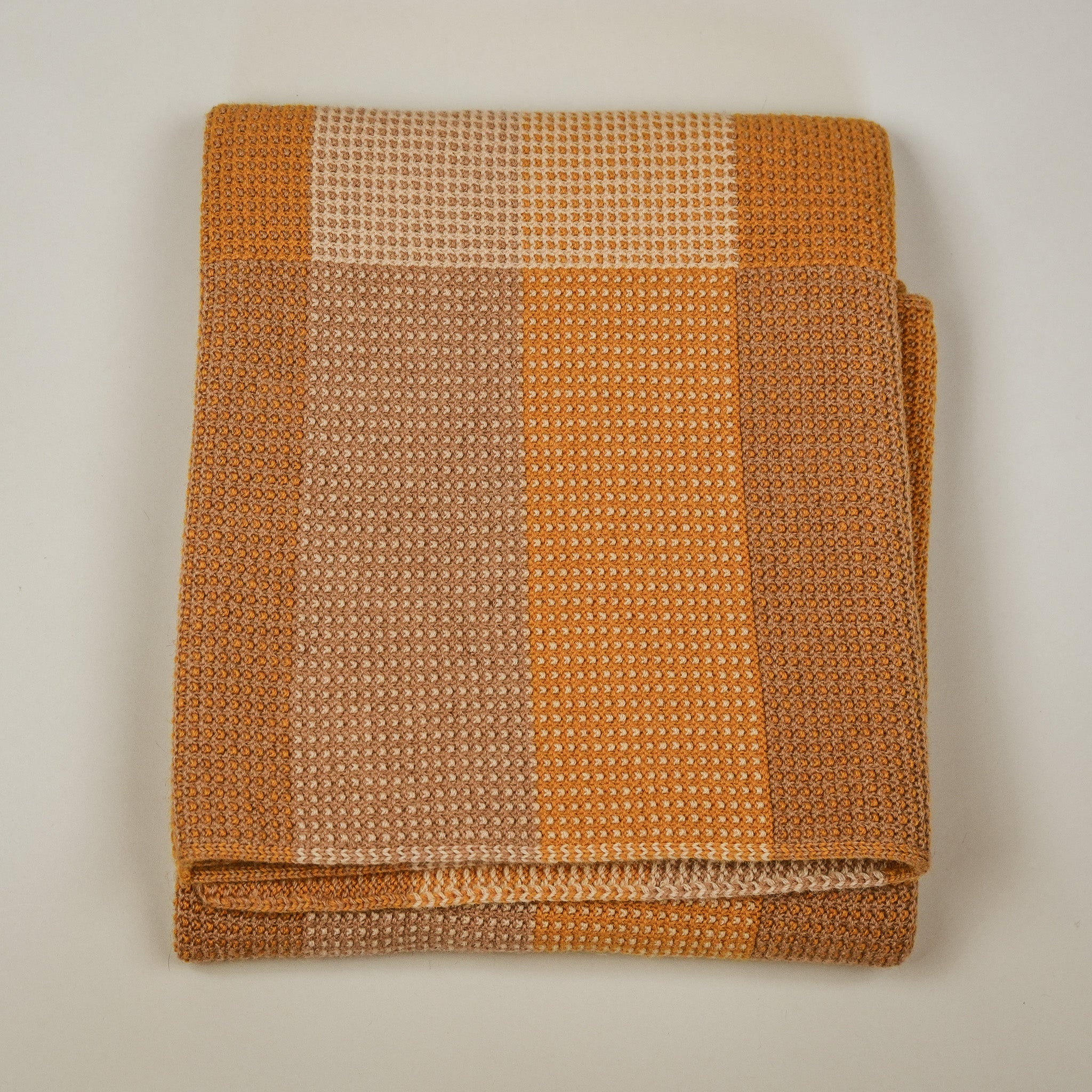 Waitaha Lap Blanket in Camel Down