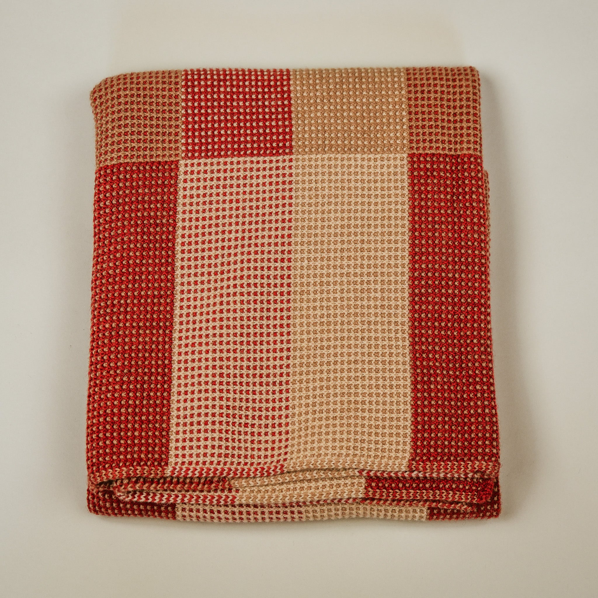 Waitaha Lap Blanket in Camel Down