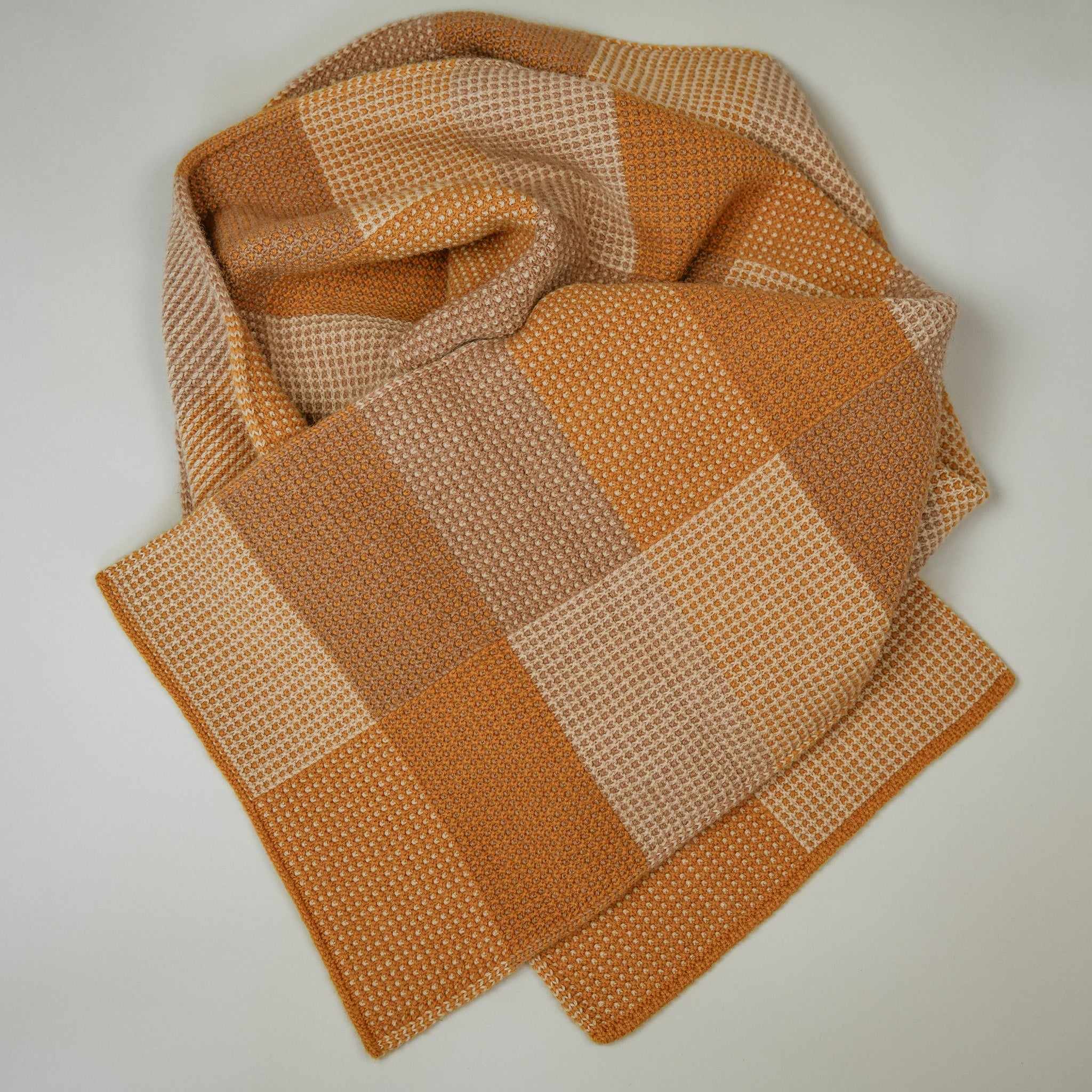 Waitaha Scarf in Camel Down