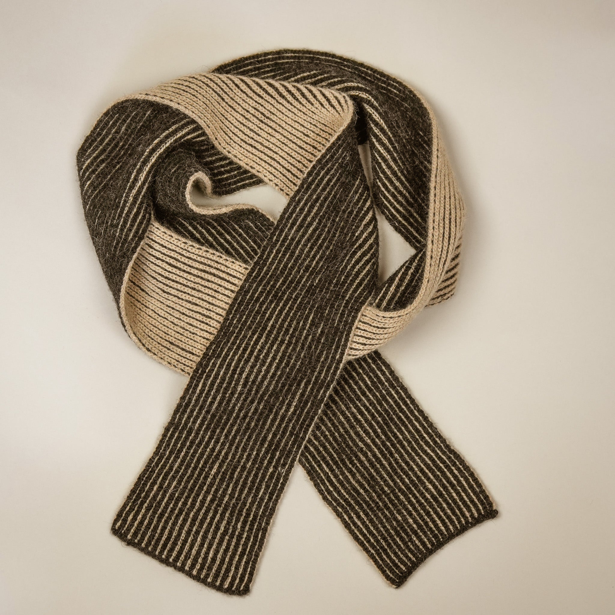 Raukawa Scarf in Camel Down