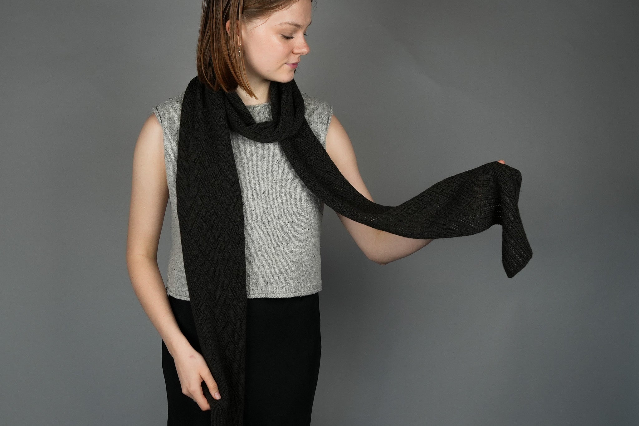 Rapids Scarf in Arapawa Blend