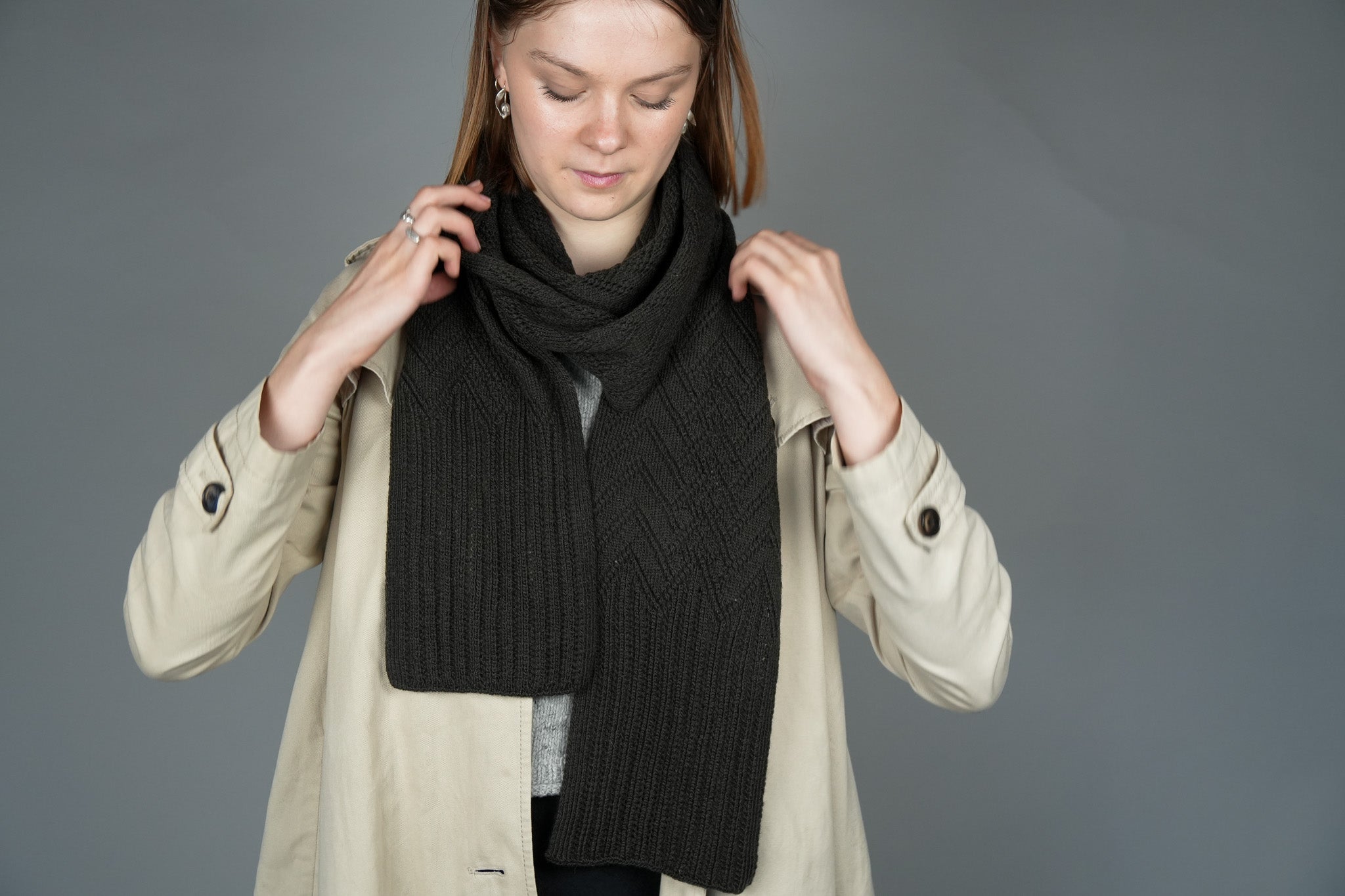 Rapids Scarf in Arapawa Blend