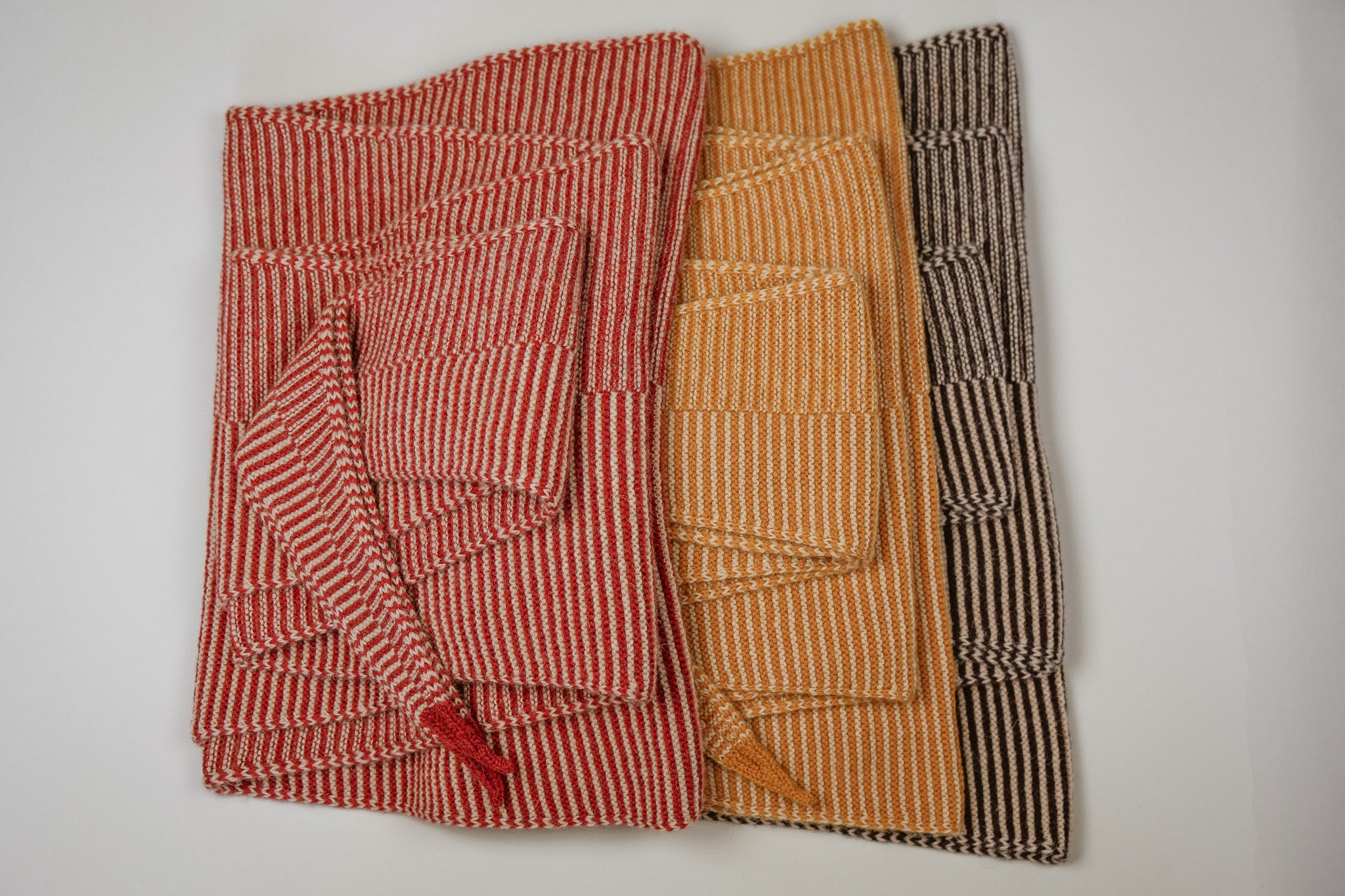 Punakaiki Scarf in Camel Down