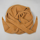 Punakaiki Scarf in Camel Down