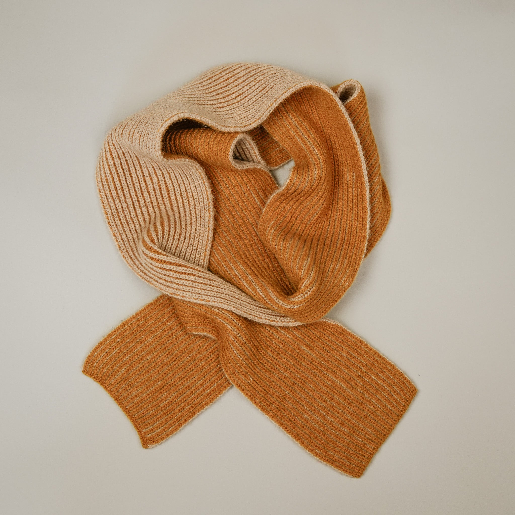 Raukawa Scarf in Camel Down