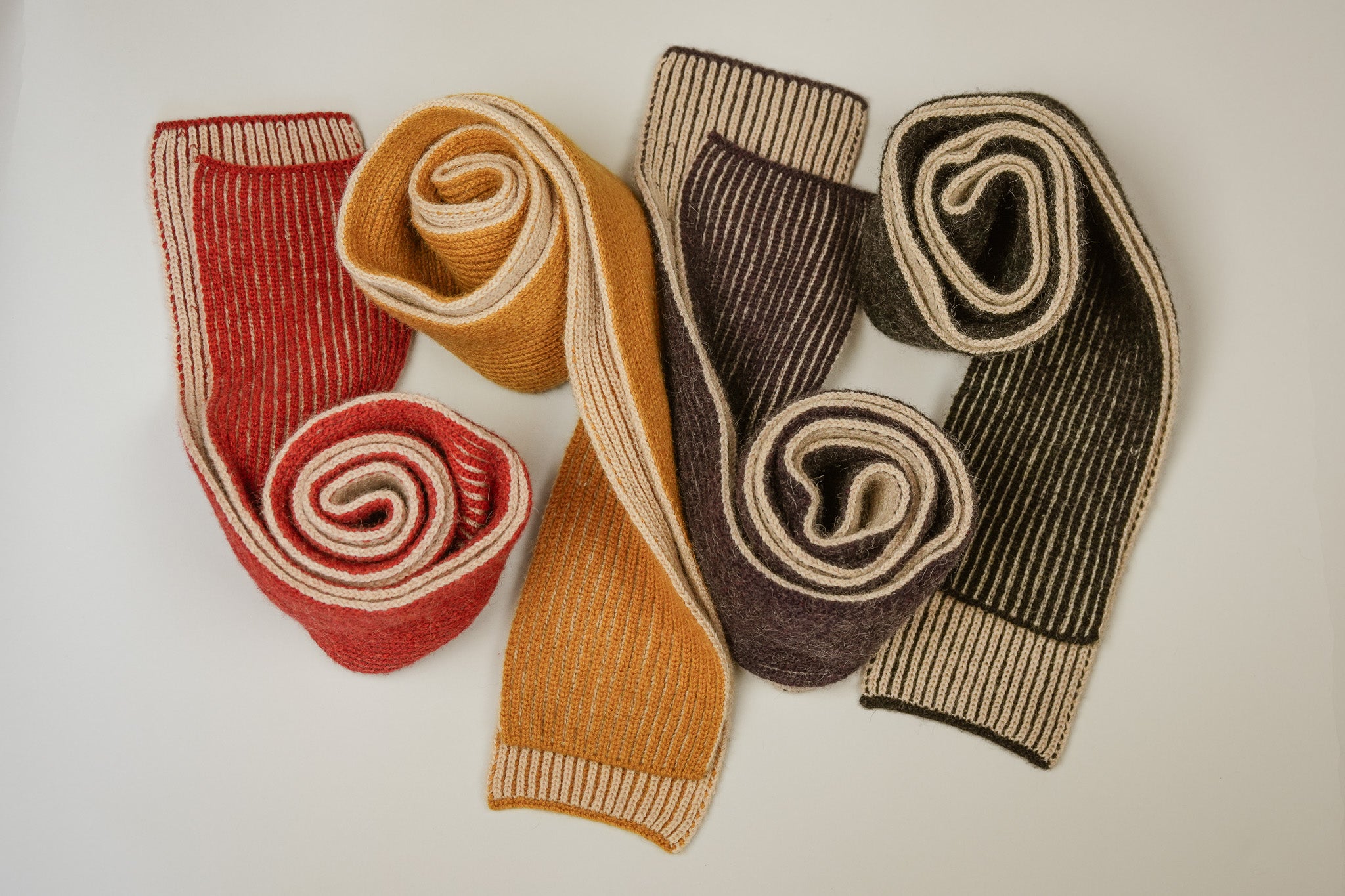 Raukawa Scarf in Camel Down