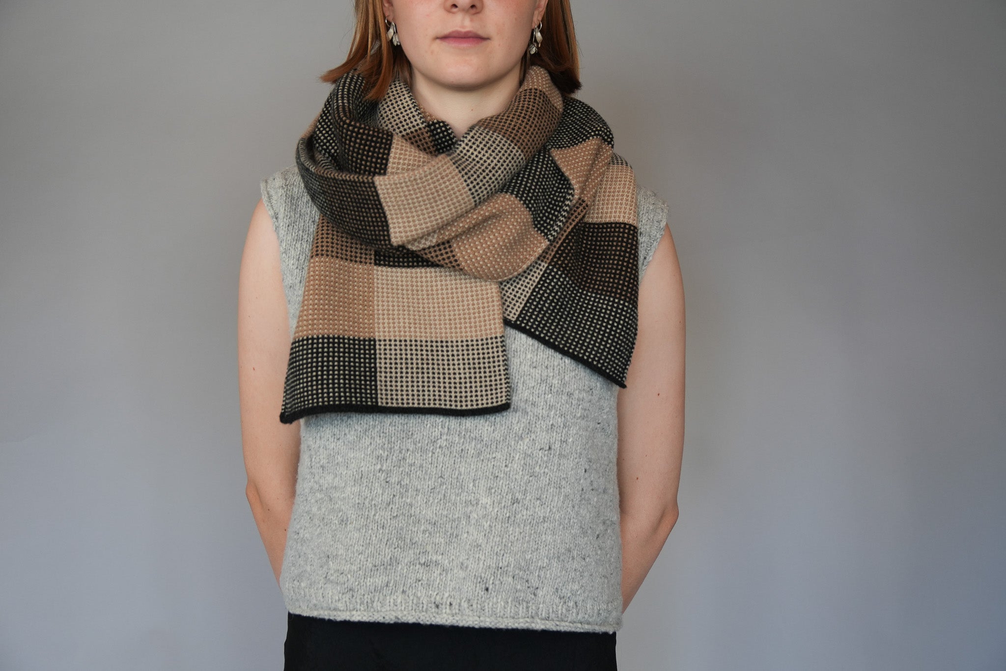 Waitaha Scarf in Camel Down